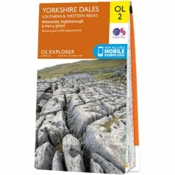 Ordnance Survey OL2 Yorkshire Dales Southern And Western Area Map