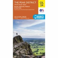 Ordnance Survey OL24 The Peak District – White Peak Area Map