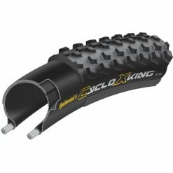 Continental Cyclo X King RaceSport Foldbart CX-dæk -cykeldæk Eksport butik Continental Cyclo X King RaceSport Folding CX Tyre Cyclocross Tyres Black Black 100451 1