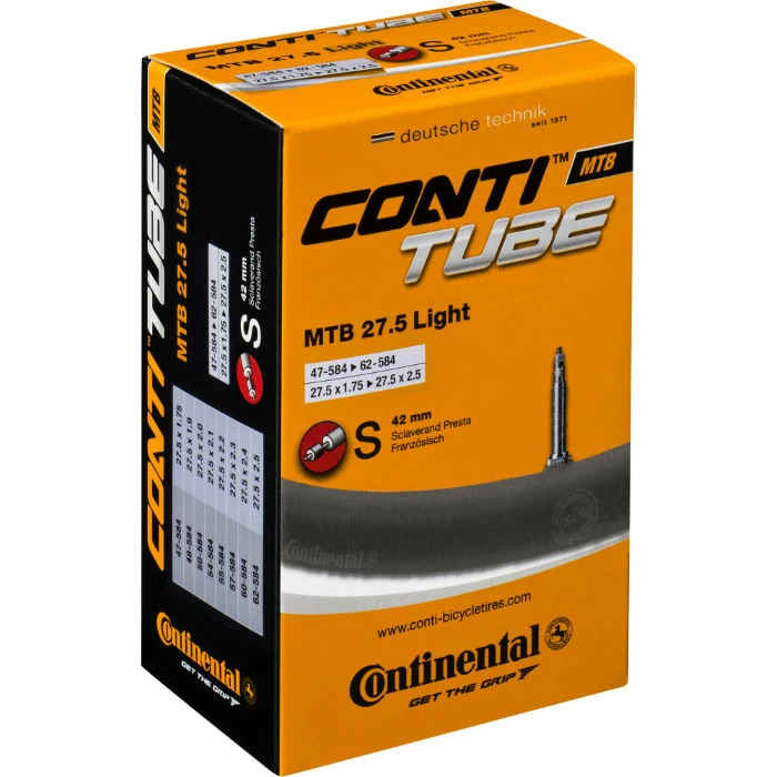 Continental MTB 27.5 Light Tube 1 Continental MTB 27.5 Light Tube