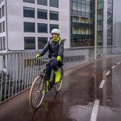 GripGrab Reflective Helmet Cover -cykeldæk Eksport butik GripGrab Reflective Helmet Cover Helmet Covers Grey AW21 504303001 0