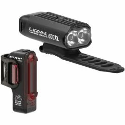Lezyne Micro Drive 600XL And Strip Bike Light Pair