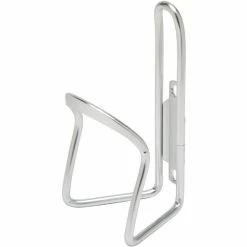 LifeLine Flaskeholder -cykeldæk Eksport butik LifeLine Bottle Cage Alloy Bottle Cages Metallic Silver LLBCAMS