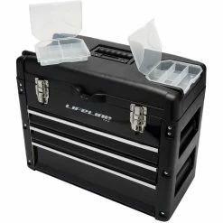 LifeLine Pro 3 Drawer Work Station -cykeldæk Eksport butik LifeLine Pro 3 Drawer Work Station Tool Storage Black LLPRO 4DWS 3