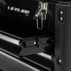 LifeLine Pro 3 Drawer Work Station -cykeldæk Eksport butik LifeLine Pro 3 Drawer Work Station Tool Storage Black LLPRO 4DWS 9