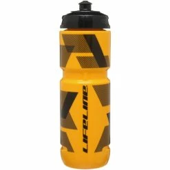 LifeLine Water Bottle 800ml -cykeldæk Eksport butik LifeLine Water Bottle 800ml Water Bottles Yellow Black LLWB800ML YB 0