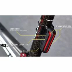 Moon Cerberus Rear Bike Light -cykeldæk Eksport butik Moon Cerberus203