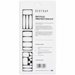 Restrap Bicycle Protection Kit -cykeldæk Eksport butik Restrap Bicycle Protection Kit Frame Protectors Clear RS BPK STD CLR 1