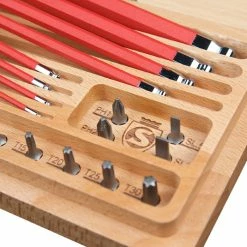 Silca HX-One Essential Nøglesæt -cykeldæk Eksport butik Silca HX One Home Travel Essential Kit Internal Wood 2017 SIAMTLHEXASY001 3